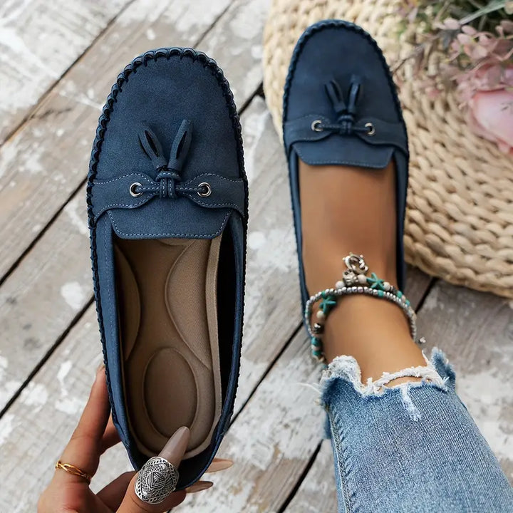 Kvinnelige Komfortable Loafers | Slip-On Polstret