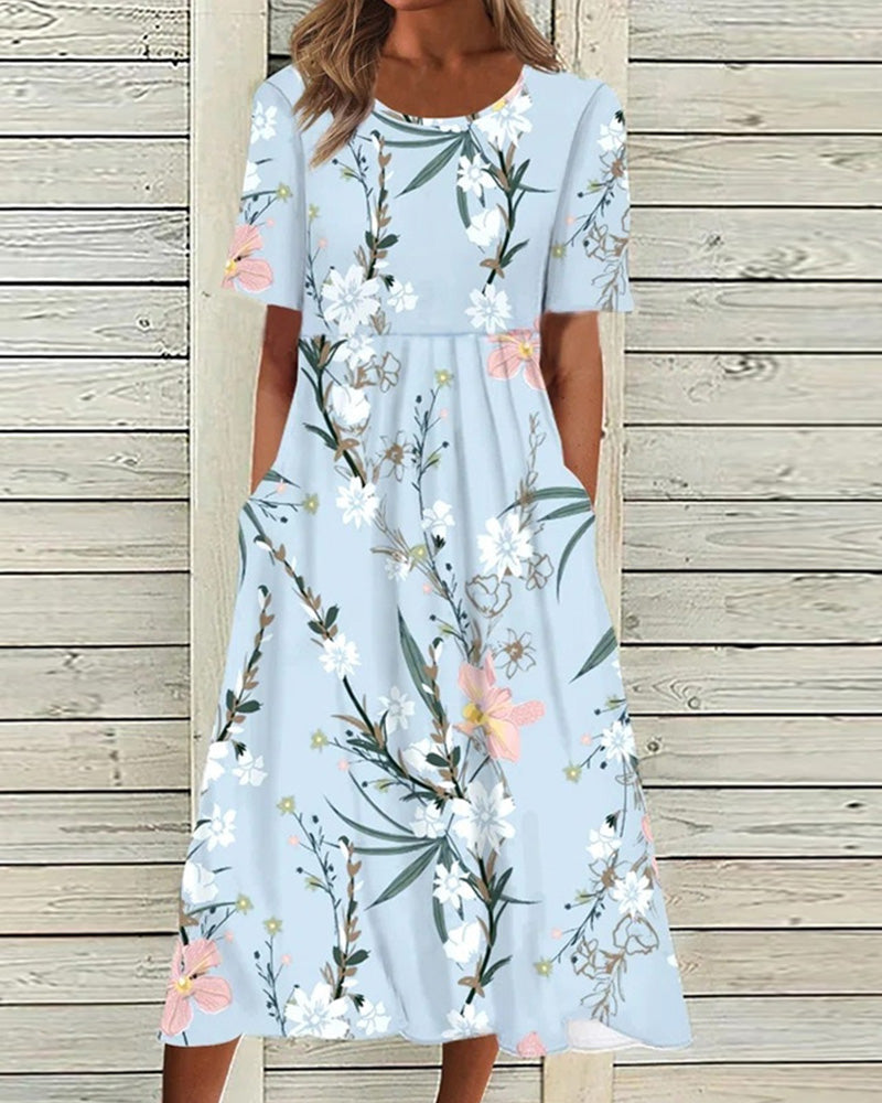 Kvinneklær | Blomstrete Midi