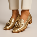 Loafers for kvinner | Quaste lav hæl design