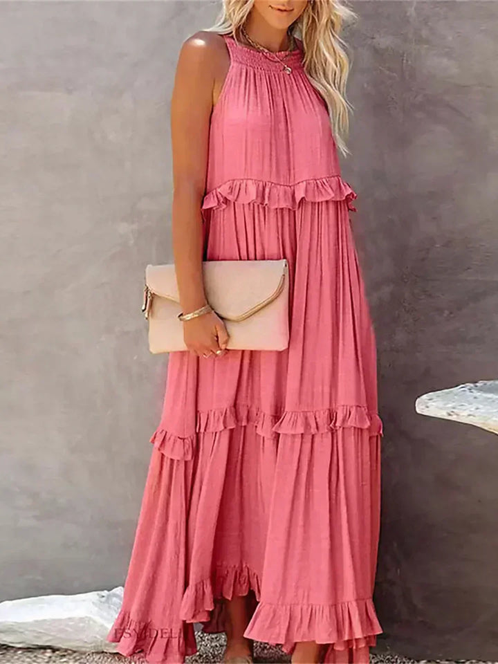 Kjole for kvinner | Lagdelt design maxi