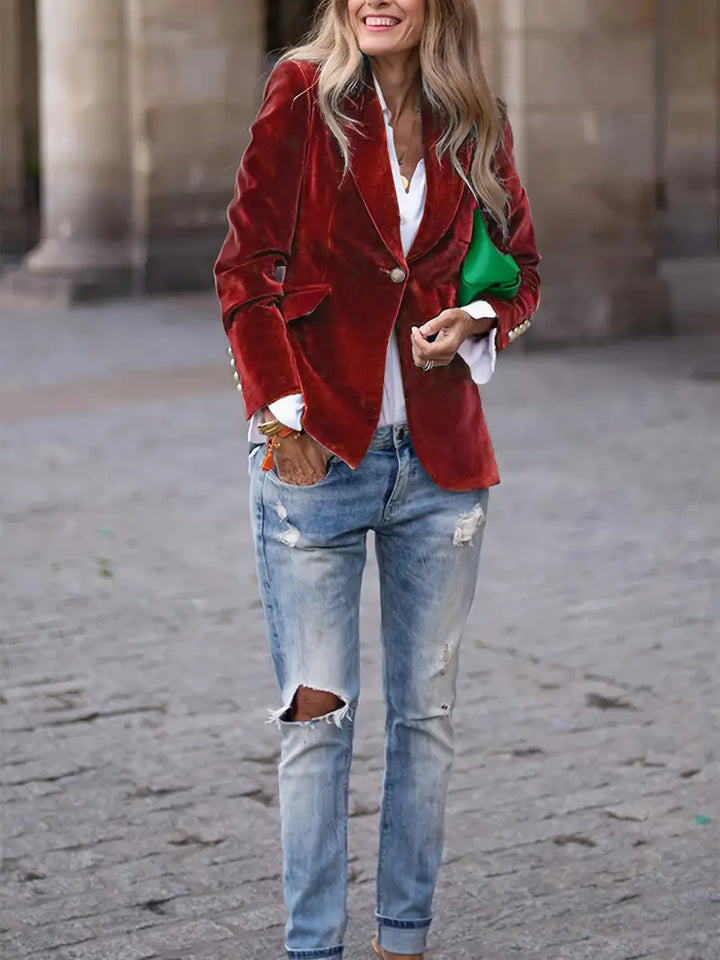 Blazer for kvinner | Enkelt knappet skreddersydd