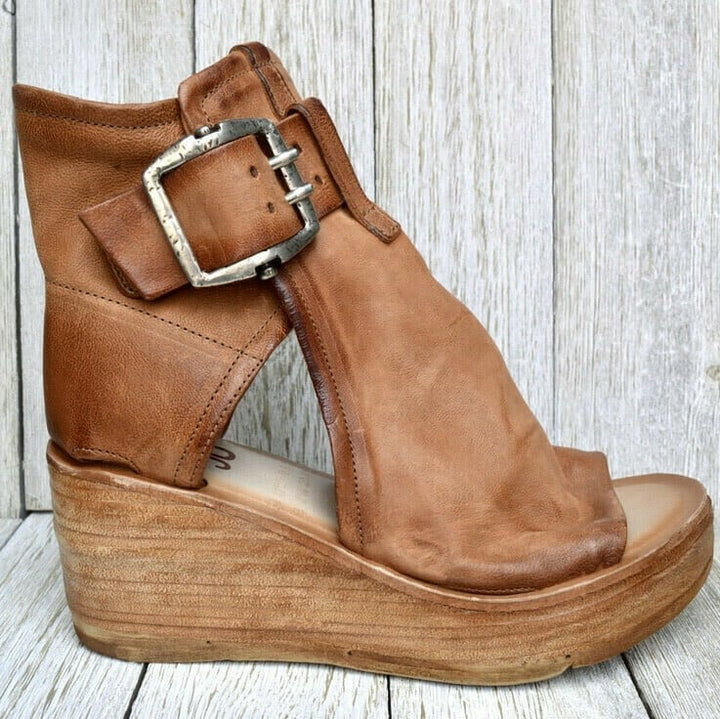 Sandaler For Kvinner | Spenne Stropp Wedge Stil