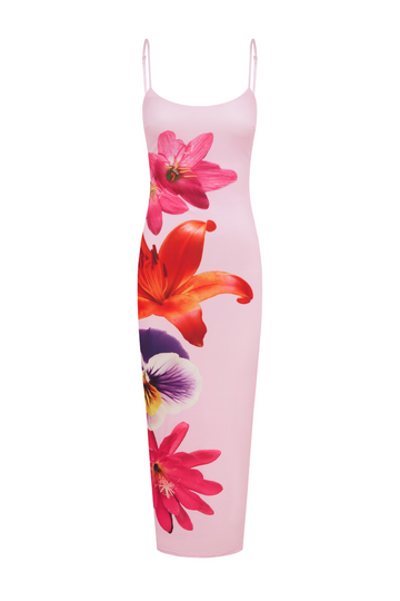 Kvinne Boho Maxi Kjole | Blomstertrykk