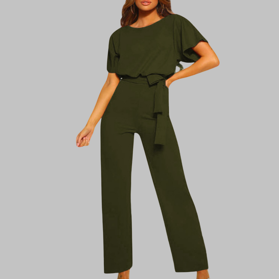 Dame Jumpsuit med Vide Ben | Beltestangermansjetter
