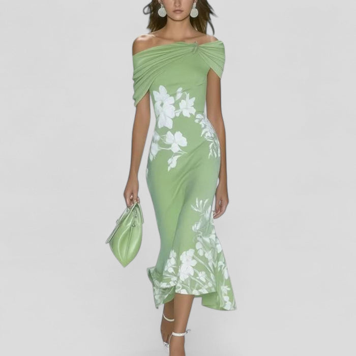 Kjole til Bryllupsgjester | Bodycon Blomster