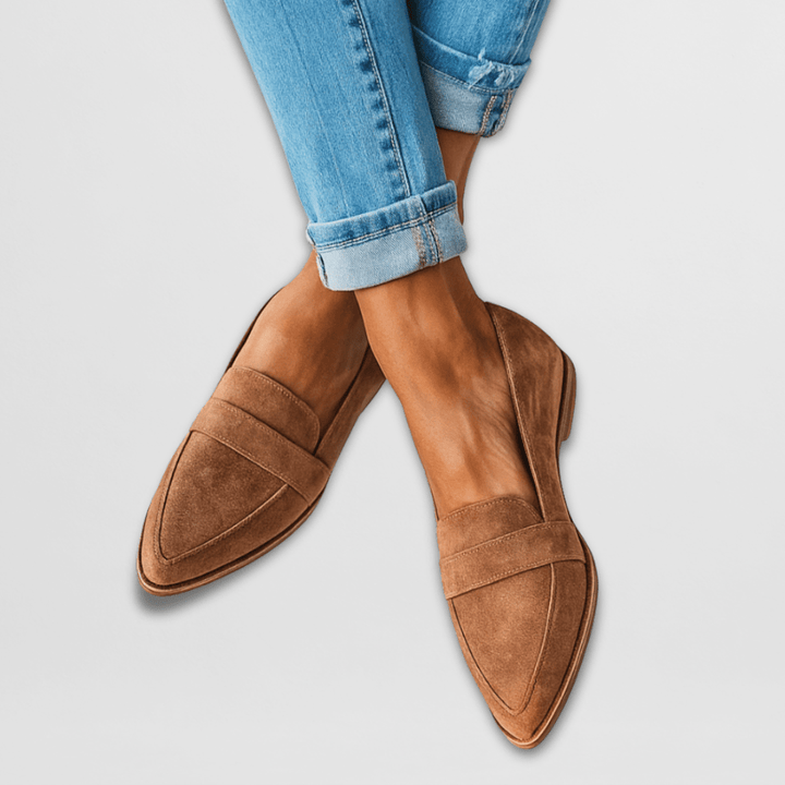 Kvinnelige Komfort Loafers | Ortopediske Polstrede Slip-On