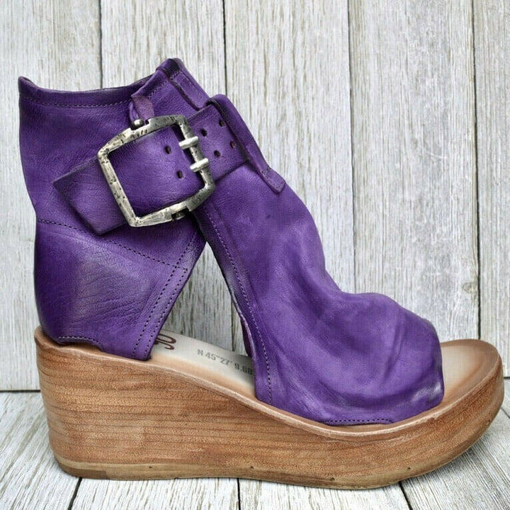 Sandaler For Kvinner | Spenne Stropp Wedge Stil