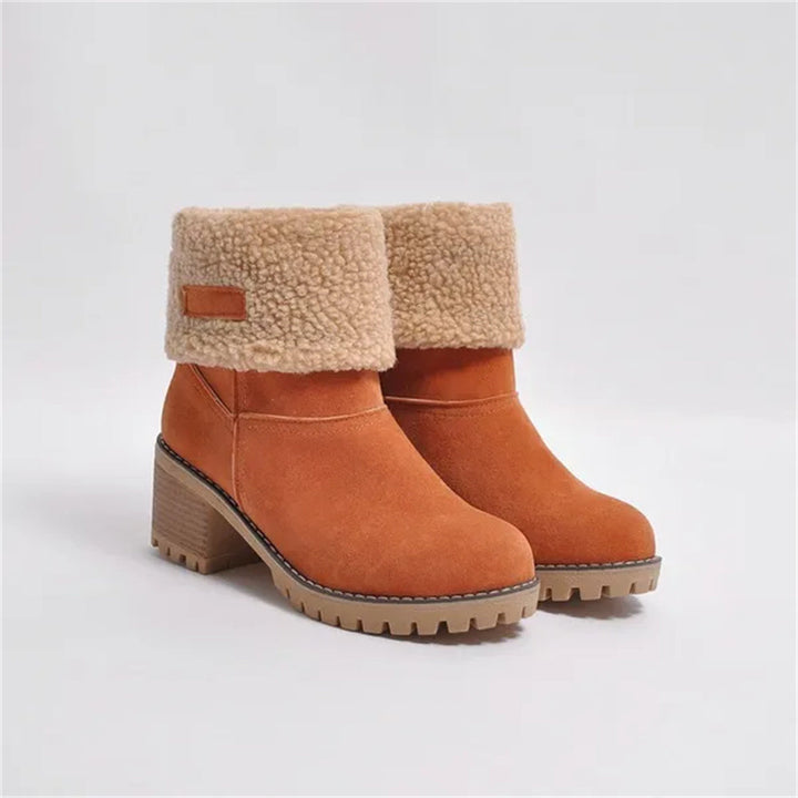 Støvler for Damer | Faux Shearling Mansjett Ankelstil