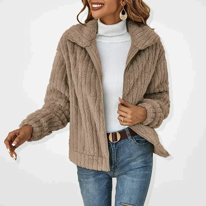 Dame Cardigan | Glidelås Front Langermet