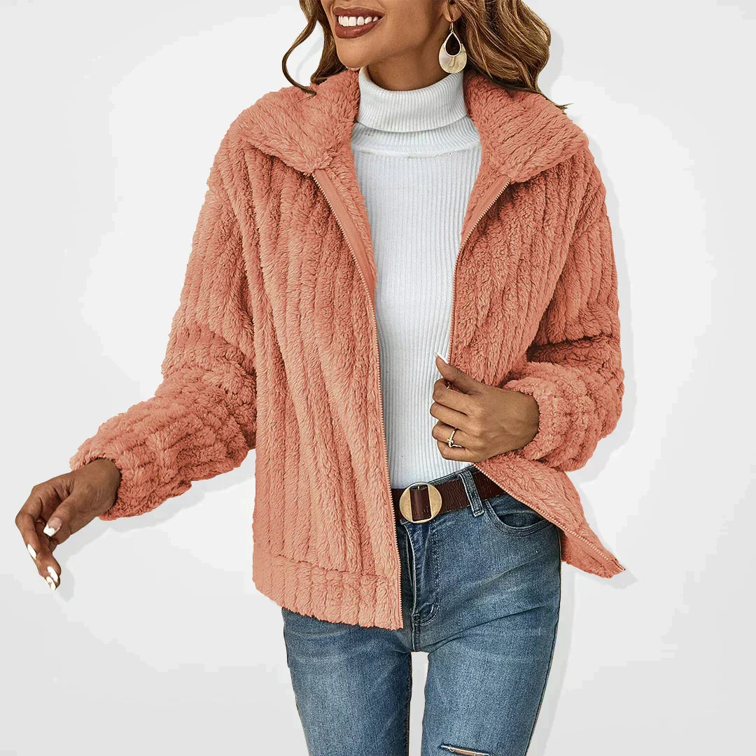 Dame Cardigan | Glidelås Front Langermet