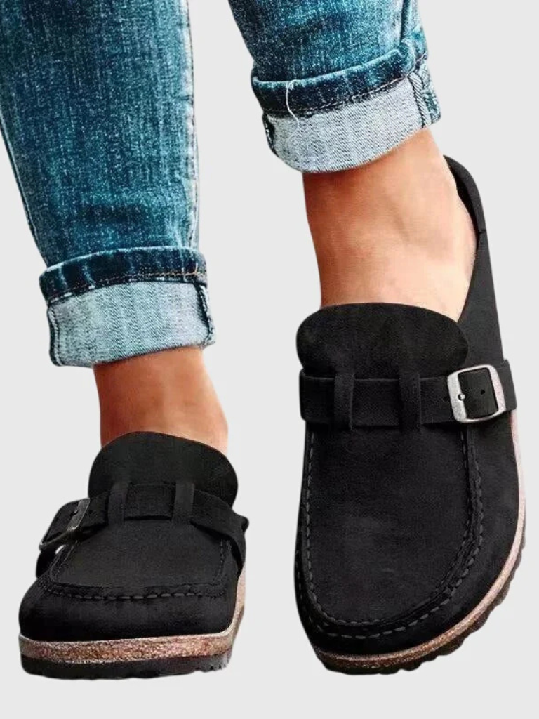 Loafers For Kvinner | Spenne Stropp Lukket Tå