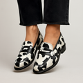 Loafers for kvinner | Mønstret flate slip-on