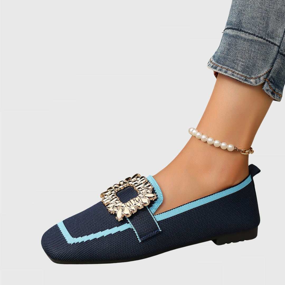 Loafers For Women | Firkantet Tå Dekorativ Stropp