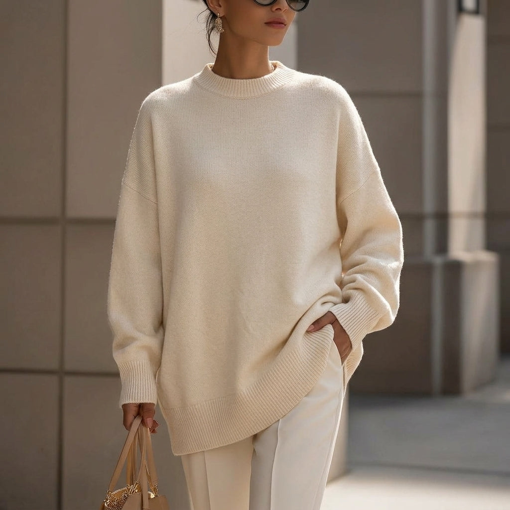 Damebluse | Oversized Pocho Stil