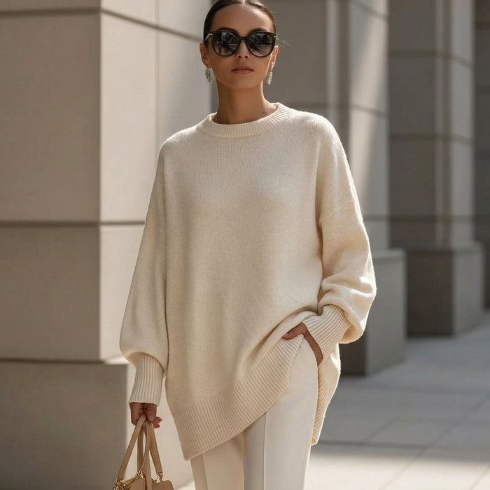 Damebluse | Oversized Pocho Stil