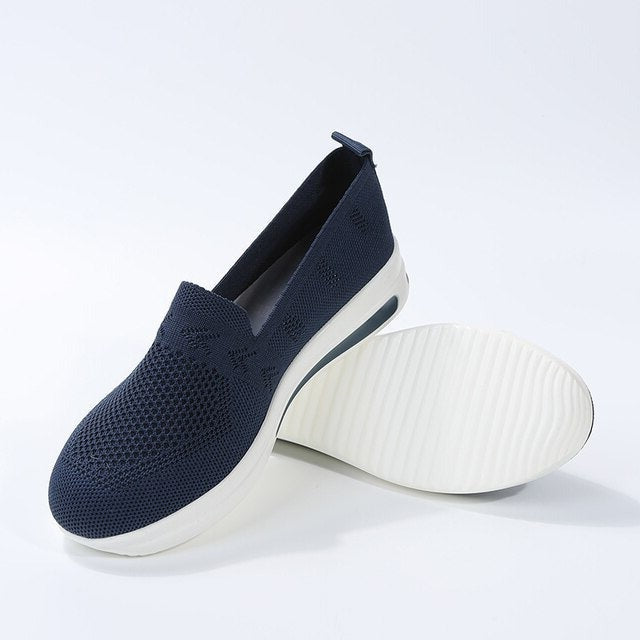 Dame Slip-On Sneakers Pustende Ortopediske for Daglig Bruk