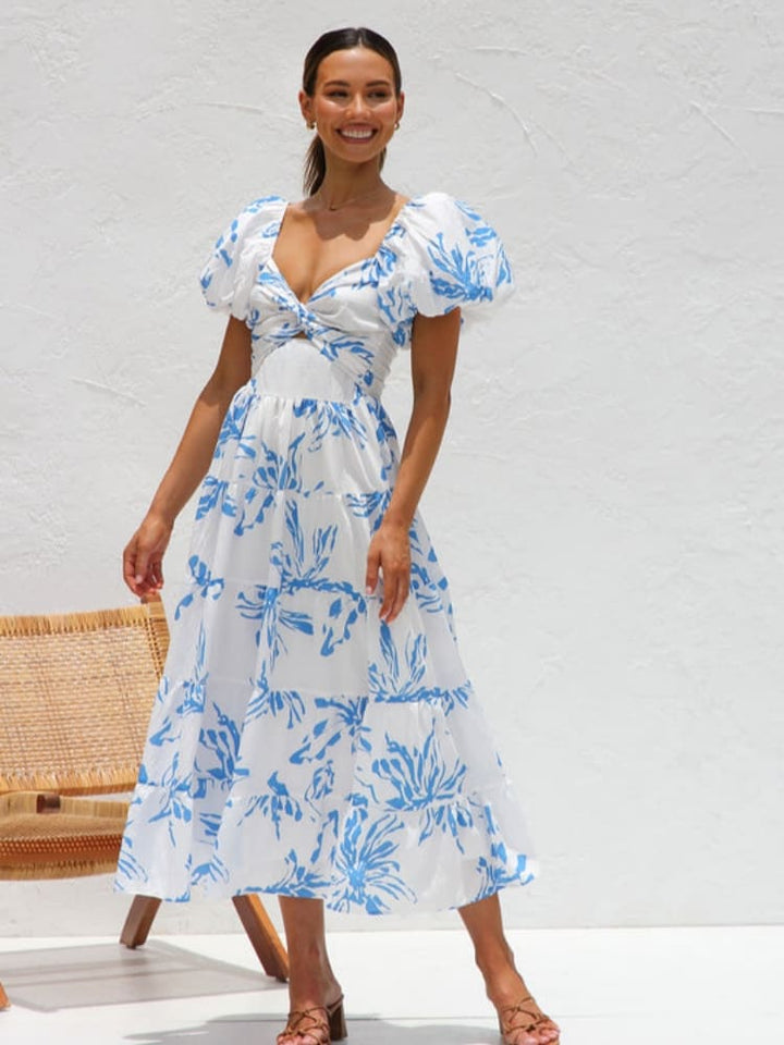 Dame Midi Sommerkjole | Casual