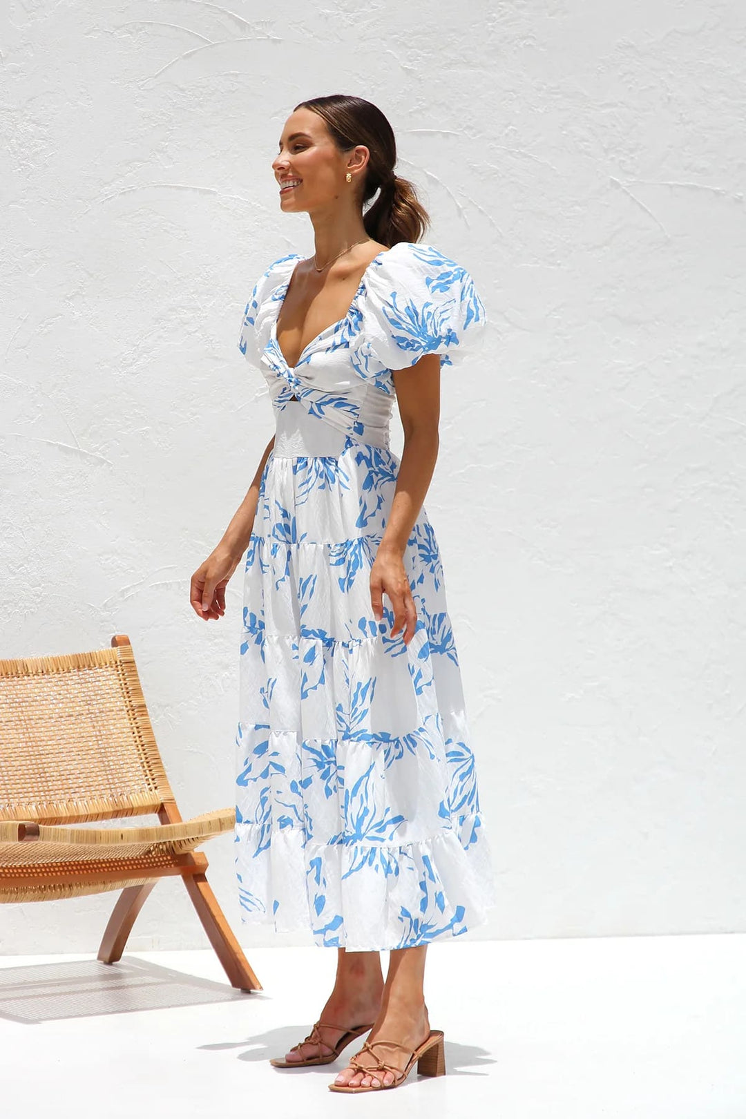 Dame Midi Sommerkjole | Casual
