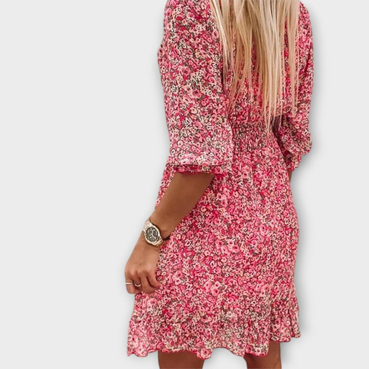 Damekjole | Blomstrete Puffermini