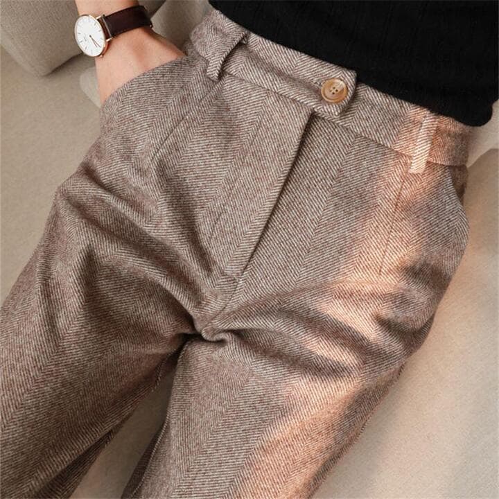 Damebukser | Knappemansjett Tapered