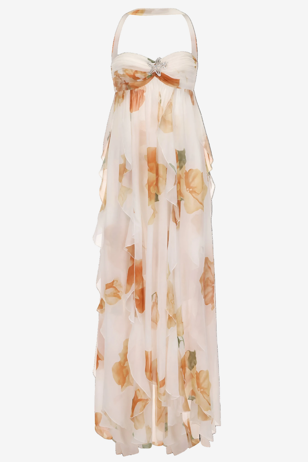 Kjole for kvinner | Halter Åpen Rygg Maxi