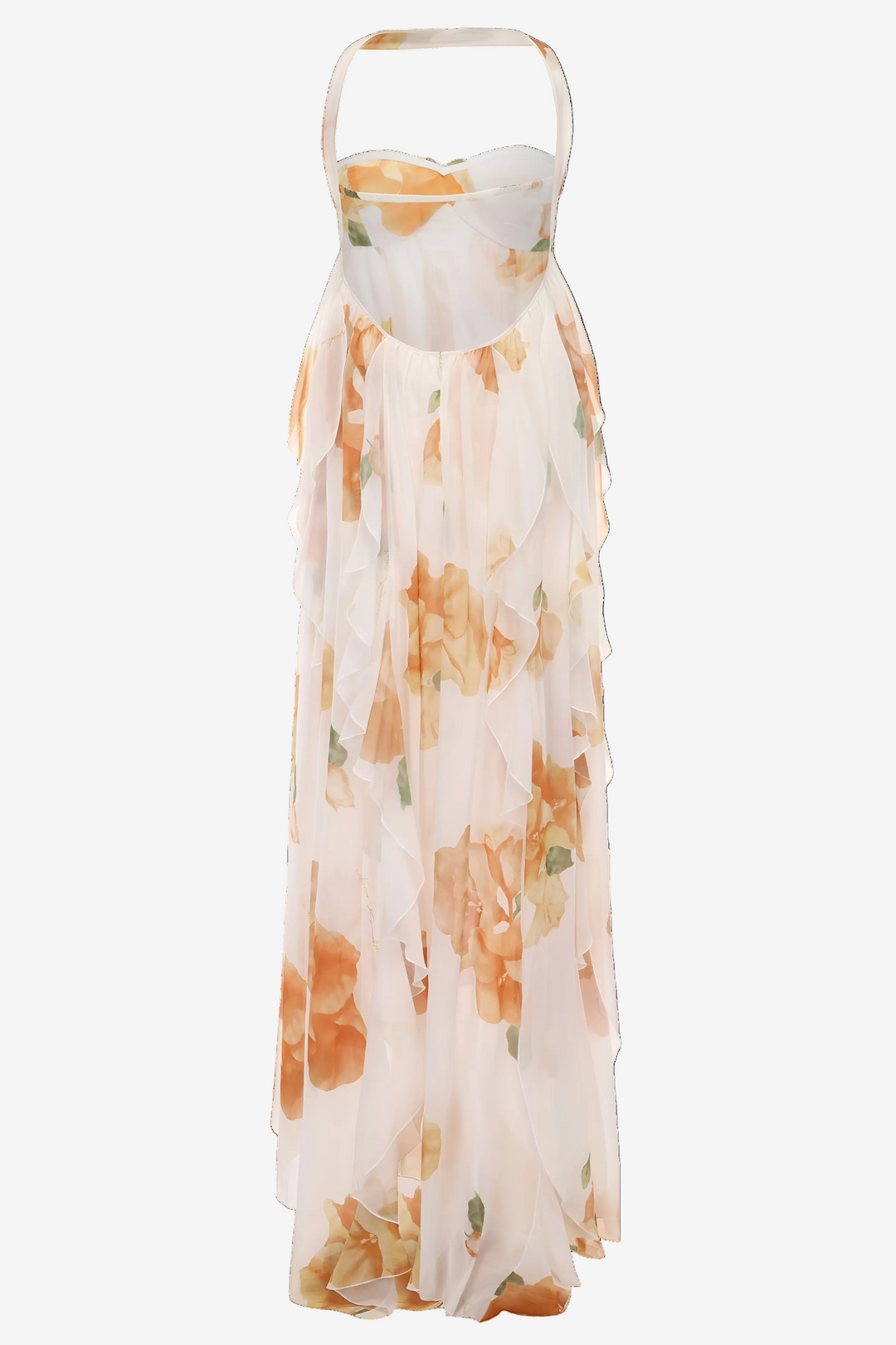 Kjole for kvinner | Halter Åpen Rygg Maxi
