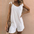 Dame Playsuit | Sløyfe Stropp Lomme