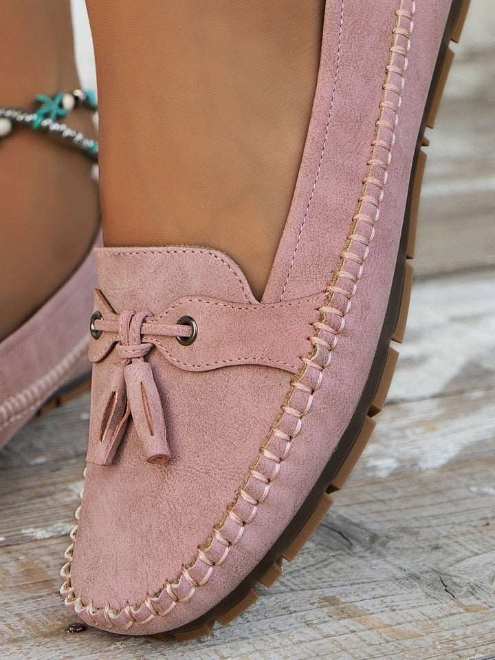 Loafers For Kvinner | Frynse Lukket Tå