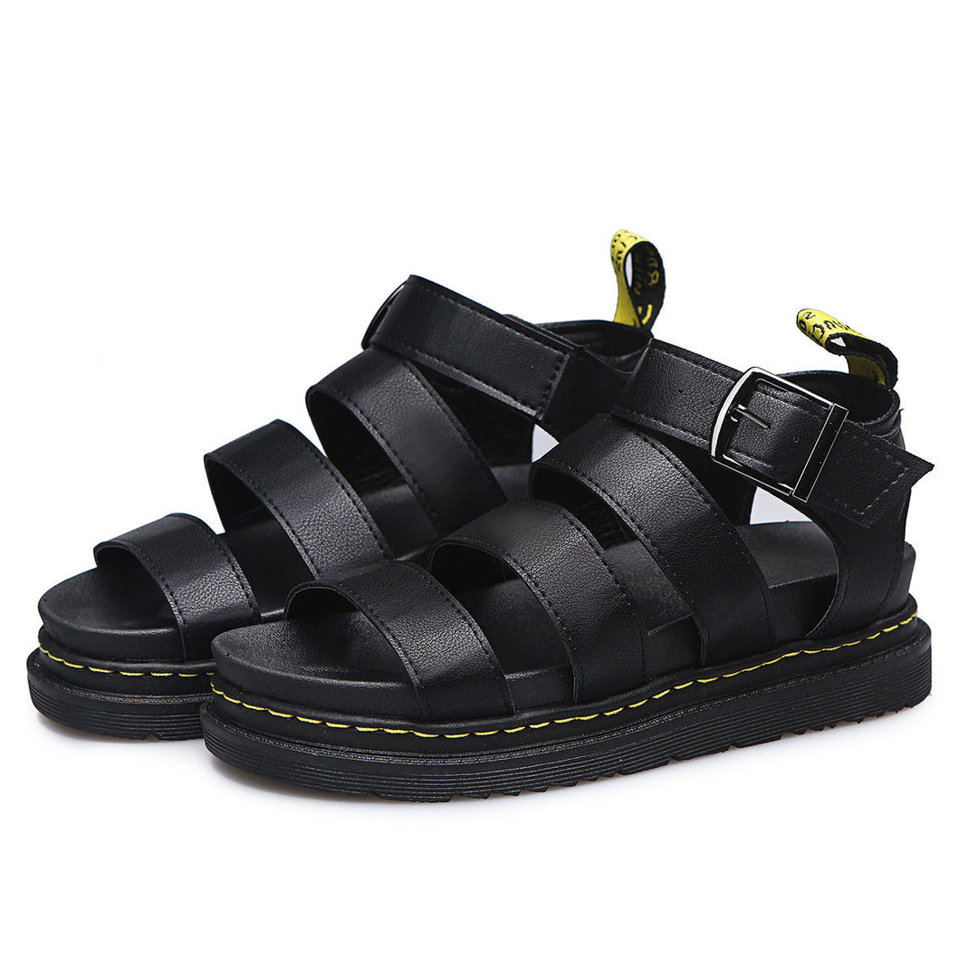 Sandaler for kvinner | Triple Stropp Plattform Ankel Spenne
