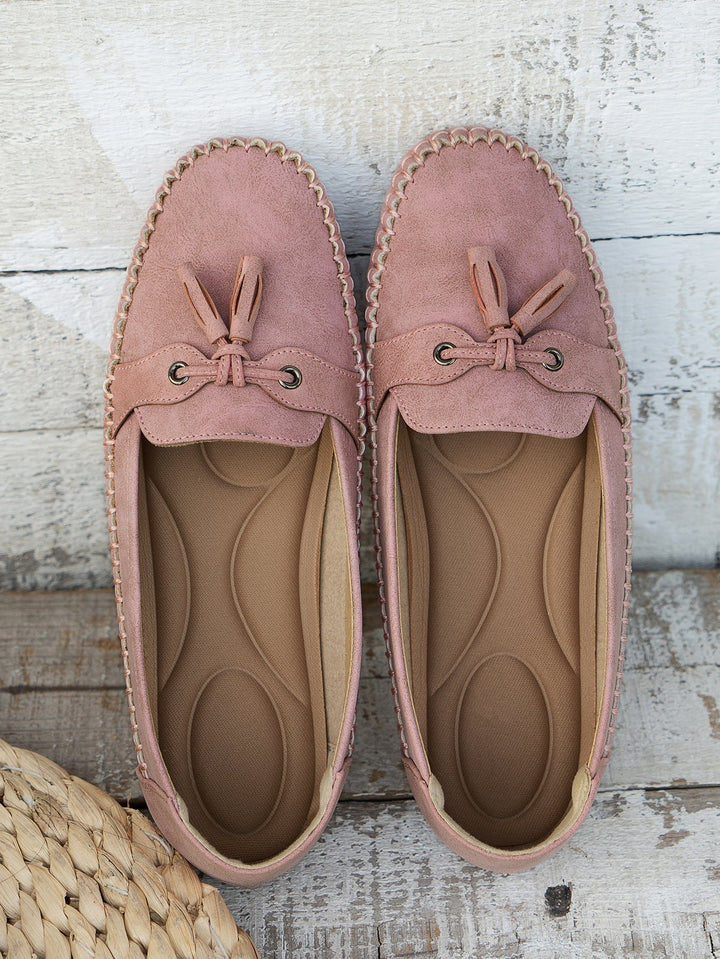 Loafers For Kvinner | Frynse Lukket Tå