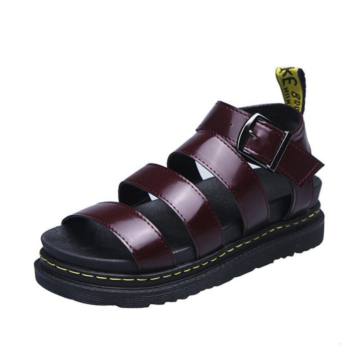 Sandaler for kvinner | Triple Stropp Plattform Ankel Spenne