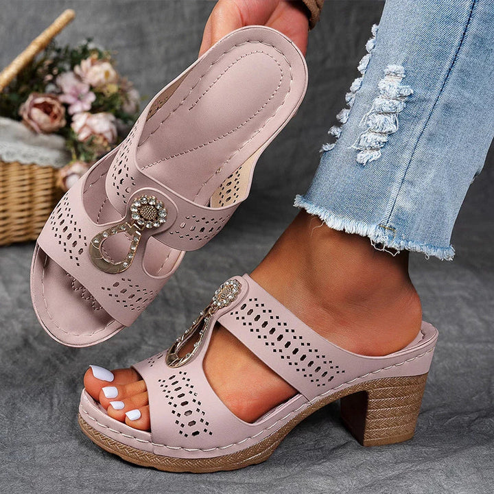 Sandaler for kvinner | Cutout stropp kile sko