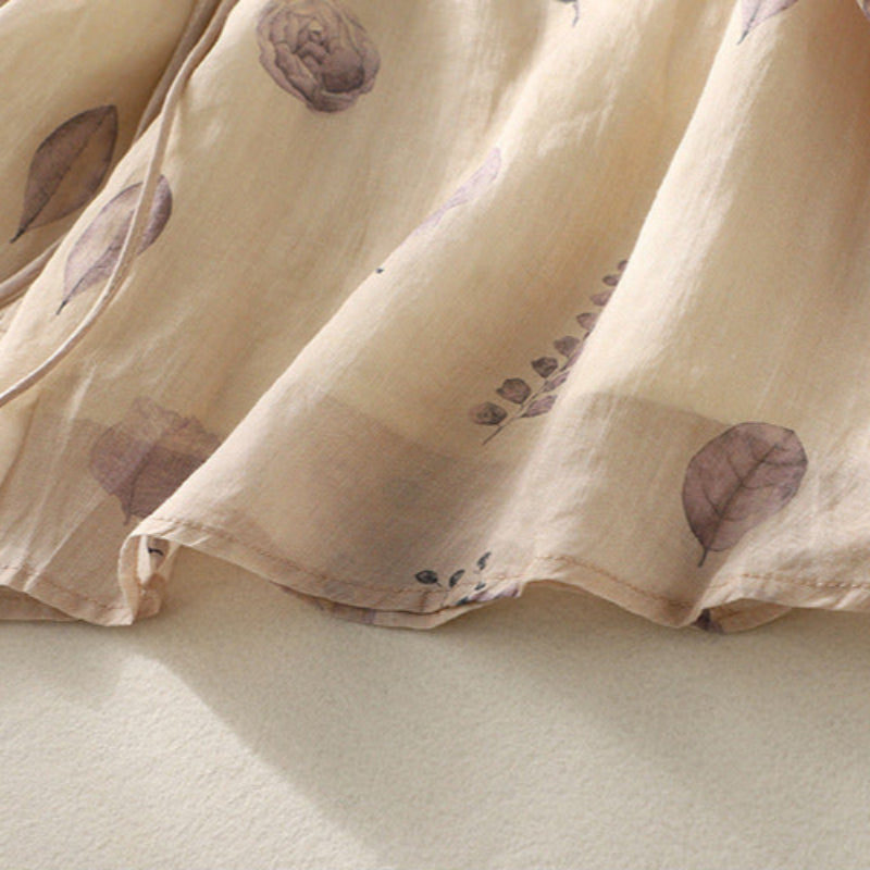 Damebluse | Knappefrontdetalj