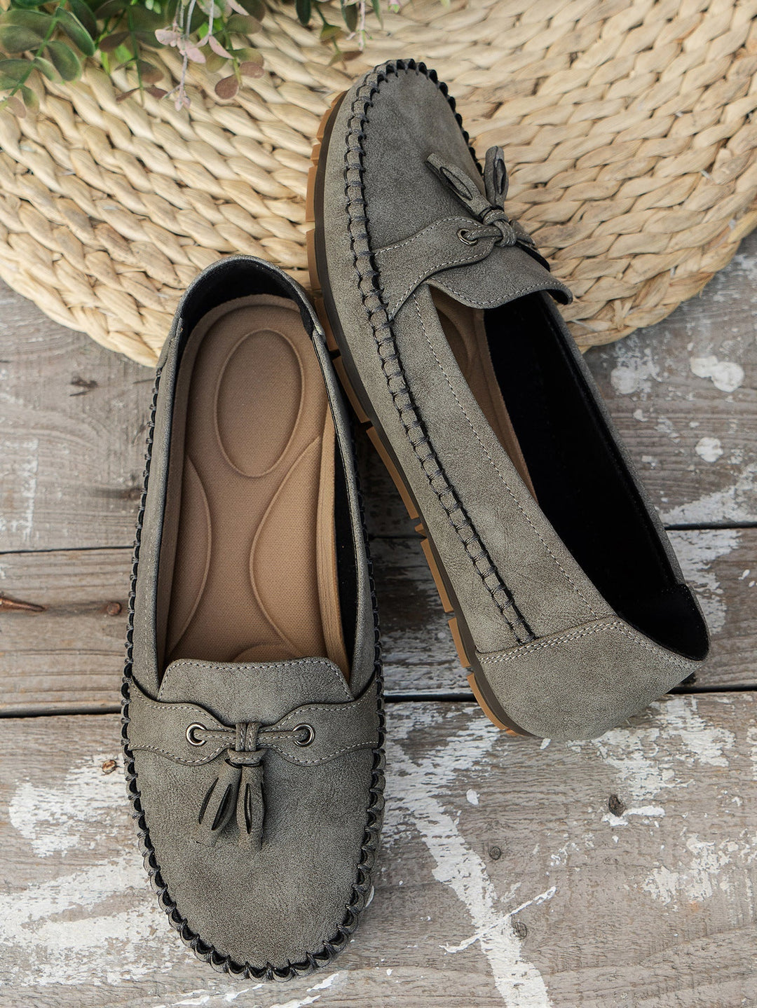 Kvinnelige Komfortable Loafers | Slip-On Polstret