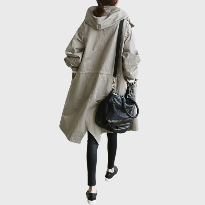 Damefrakk | Trench Langline med hette