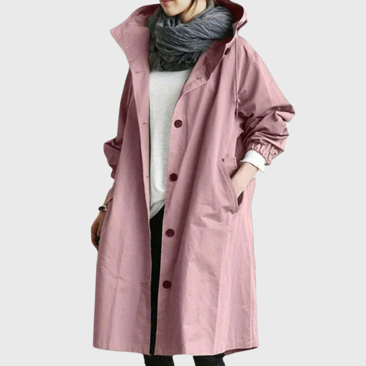 Damefrakk | Trench Langline med hette