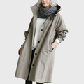 Damefrakk | Trench Langline med hette