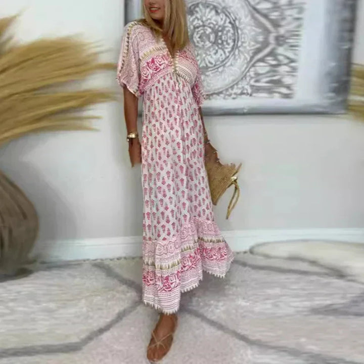 Kjole for kvinner | Boho Print Maxi