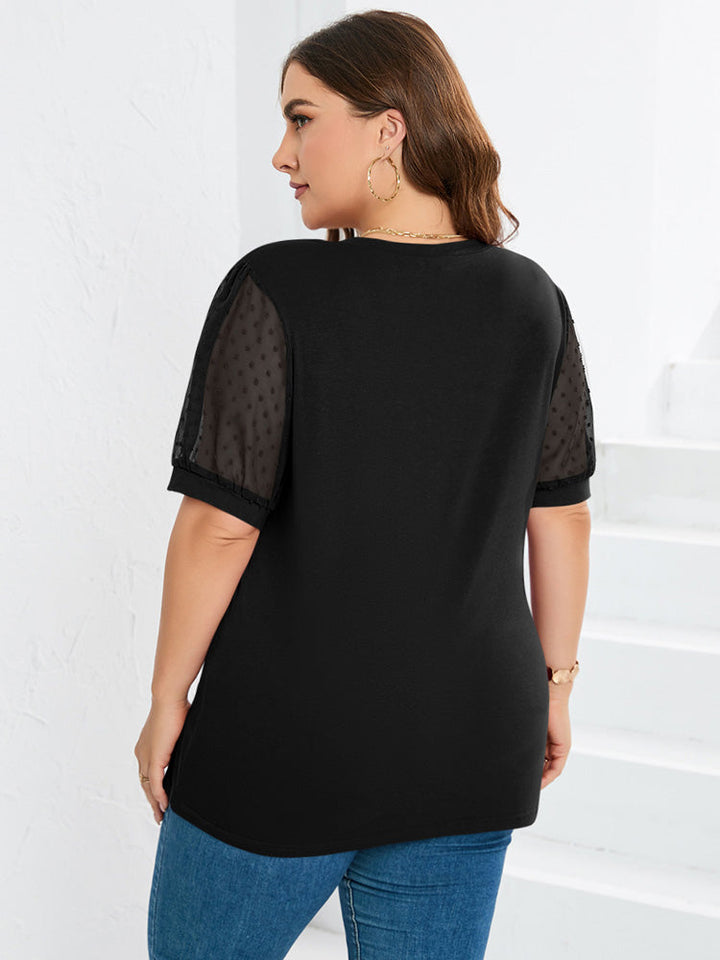 Damebluse | V-formet Utringning
