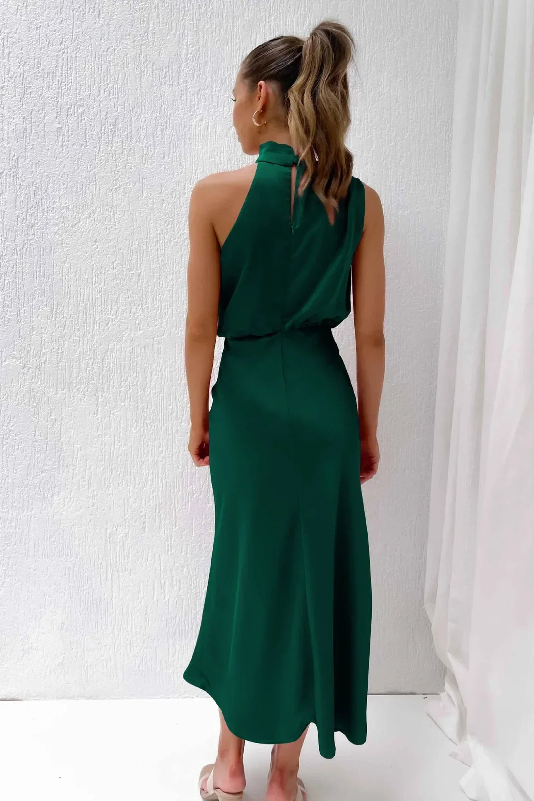 Kvinnenes Kveldsdrakt | Halterneck Maxi