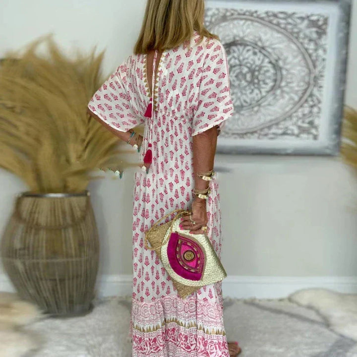 Kjole for kvinner | Boho Print Maxi