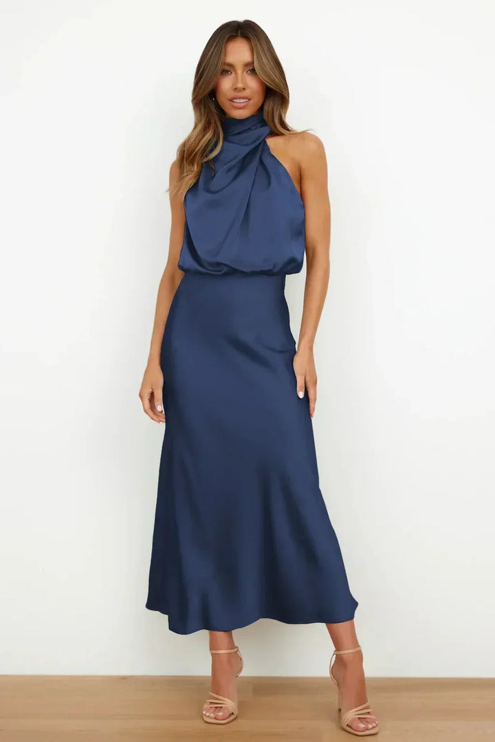Kvinnenes Kveldsdrakt | Halterneck Maxi