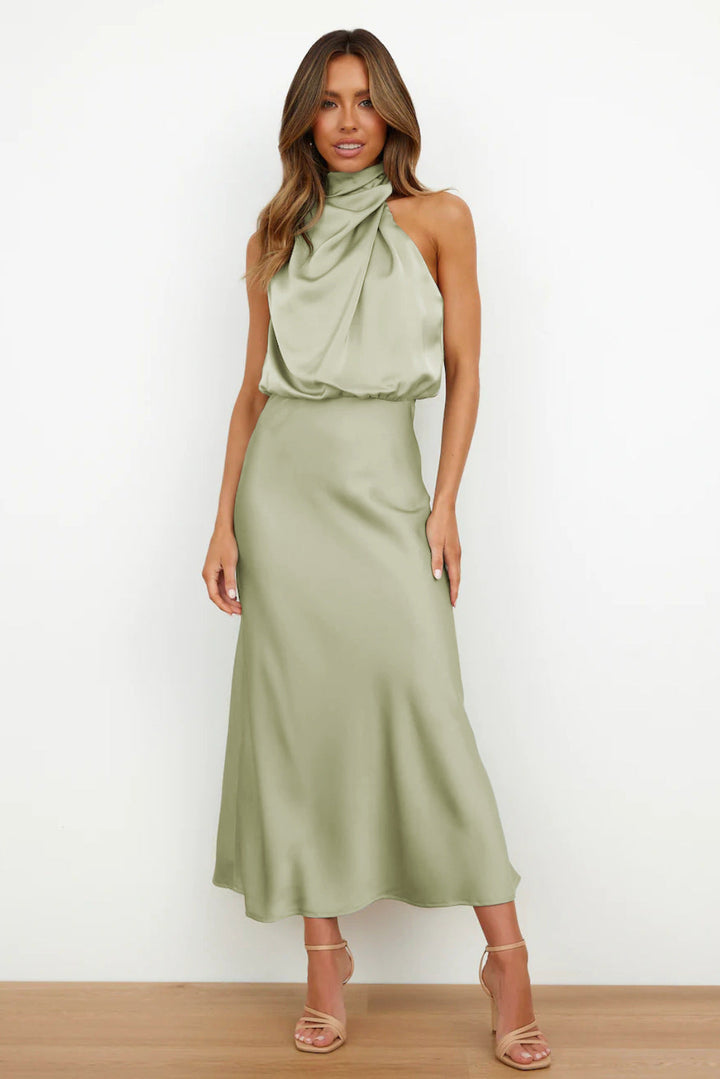 Kvinnenes Kveldsdrakt | Halterneck Maxi