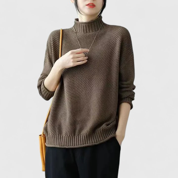 Damegenser | Teksturert Mock Neck