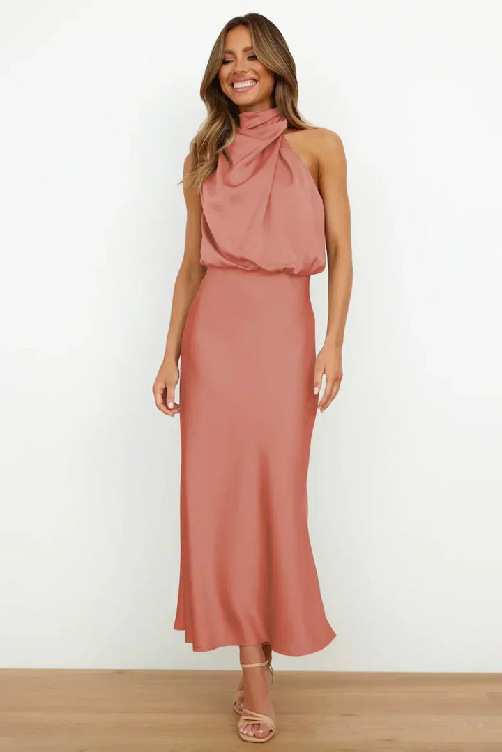 Kvinnenes Kveldsdrakt | Halterneck Maxi