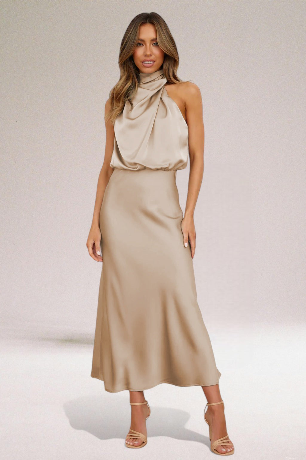 Kjole for Kvinner | Halterneck Maxi
