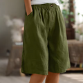 Dame Shorts | Elastisk Liv Loose Fit Lomme