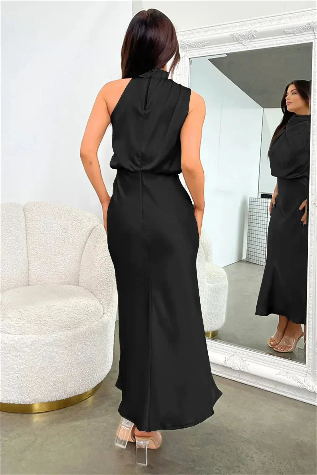 Kvinnenes Kveldsdrakt | Halterneck Maxi