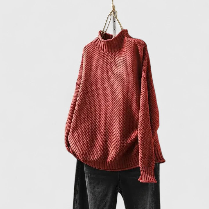 Damegenser | Teksturert Mock Neck