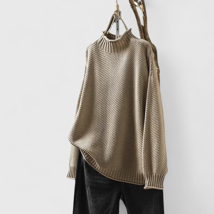 Damegenser | Teksturert Mock Neck